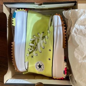 Converse Run Star Hike Hi Neon Yellow